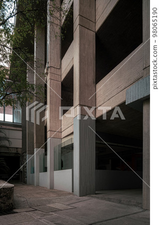 modern concrete architecture cement building brutalist , stairs of an institution or school, modern concrete architecture cement building brutalist , stairs of an institution or school, 98065190