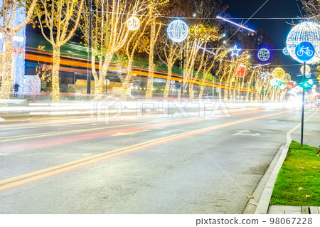 Holiday illumination on Chavchavadze avenue 98067228