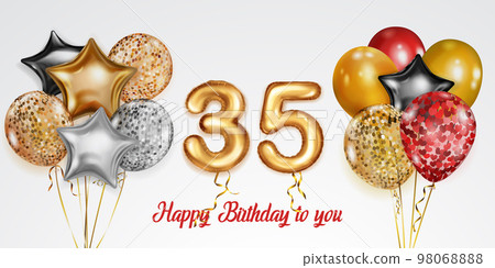 Festive birthday illustration 98068888