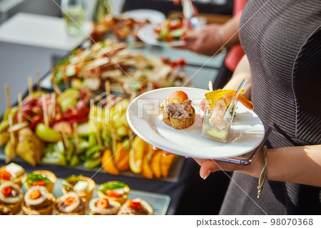 delicious food on the table delicious food on the table 98070368