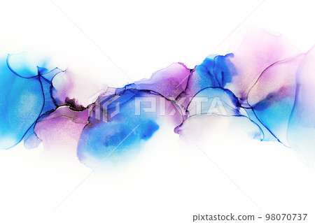 Alcohol ink art texture background abstract abstract painting 98070737