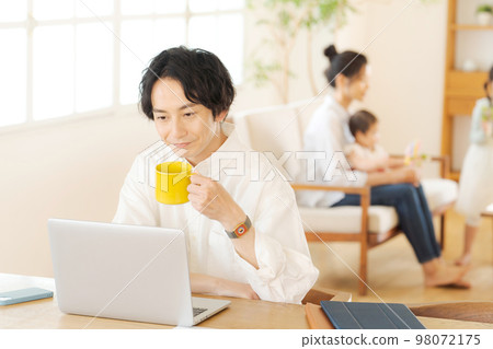 在家工作的男士 98072175