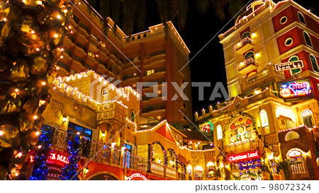 american village okinawa japan night view american village okinawa japan night view 98072324