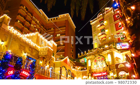 美國村 日本沖繩 夜景 美國村 日本沖繩 夜景 98072330