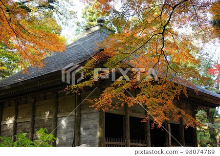 世界遺產中尊寺金色堂九不動堂 世界遺產中尊寺金色堂九不動堂 98074789