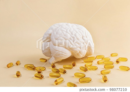 brain health and dementia series_brain miniature and omega 3 brain health and dementia series_brain miniature and omega 3 98077210