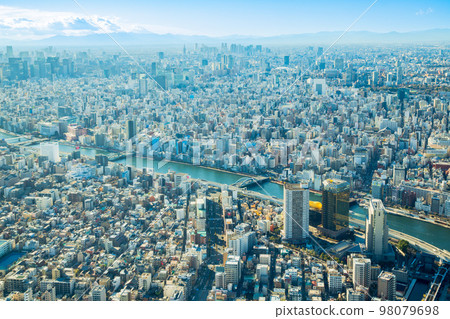 Tokyo cityscape 98079698