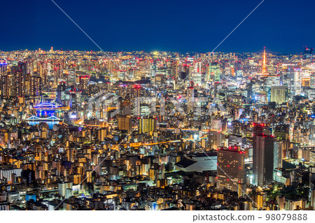 東京夜景城市景觀 98079888