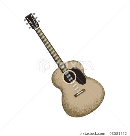 Acoustic guitar acoustic guitar illustration 98081552
