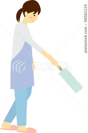 應用清潔劑的女人 98082224