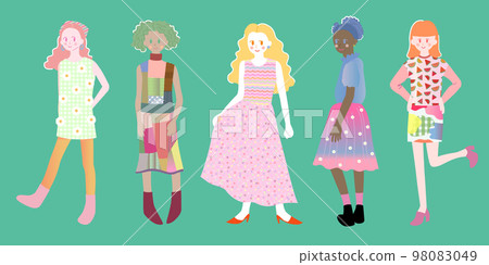 Girl fashion Girl fashion 98083049