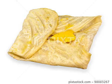 Top view of fried roti , focus selective Top view of fried roti , focus selective 98083267