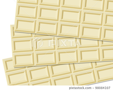 Chocolate bar, white chocolate 3 pieces Chocolate bar, white chocolate 3 pieces 98084107