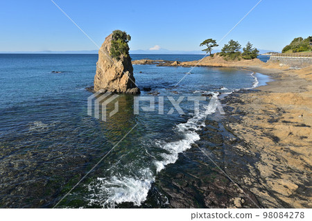 從神奈川立石公園看到的富士山 98084278