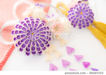 和服小物件 妻見財工 Kanzashi 98085503