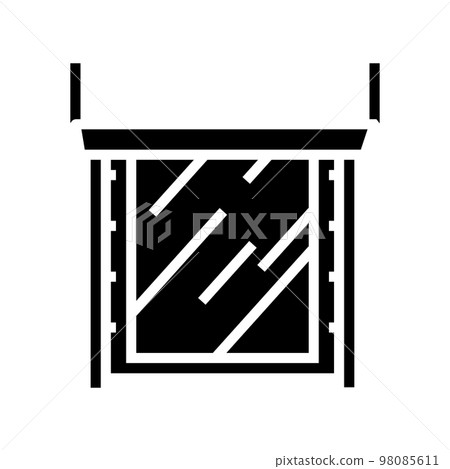 hot strip mill steel production glyph icon vector illustration hot strip mill steel production glyph icon vector illustration 98085611
