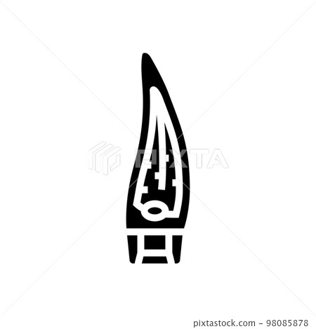 gel aloe vera glyph icon vector illustration gel aloe vera glyph icon vector illustration 98085878