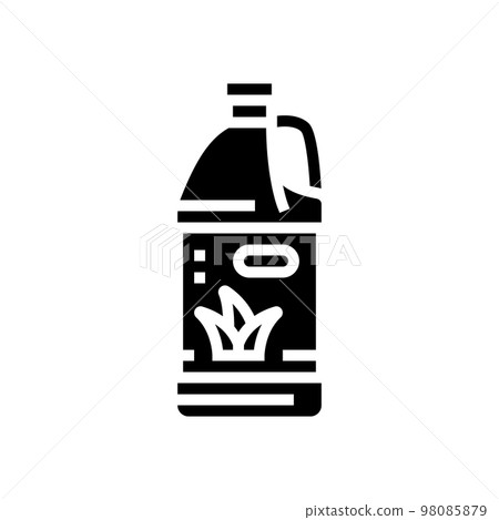 water aloe vera glyph icon vector illustration 98085879