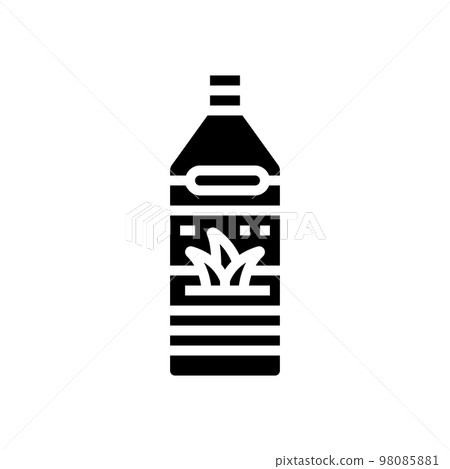 juice aloe vera glyph icon vector illustration juice aloe vera glyph icon vector illustration 98085881