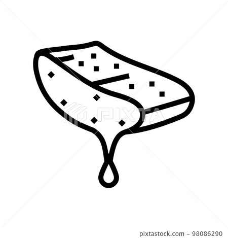drop slice aloe vera line icon vector illustration drop slice aloe vera line icon vector illustration 98086290