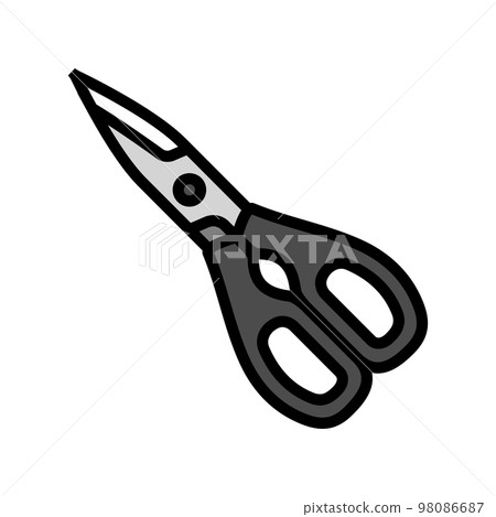 kitchen shears color icon vector illustration kitchen shears color icon vector illustration 98086687
