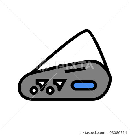 bag badminton color icon vector illustration bag badminton color icon vector illustration 98086714
