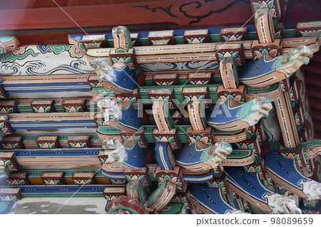 岩上神社的生動結構 岩上神社的生動結構 98089659