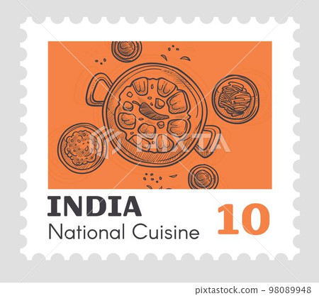 National cuisine of India, dishes and tasty meal 98089948