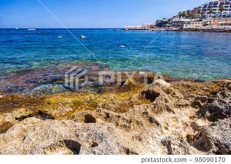 Summer resort - Bugibba at Malta 98090170