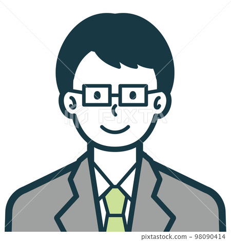 Bust shot of a smiling businessman 1 98090414