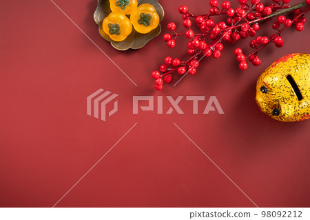 chinese new year chinese new year red envelope decoration background 98092212