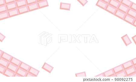 Valentine Chocolate Frame Strawberry 98092275