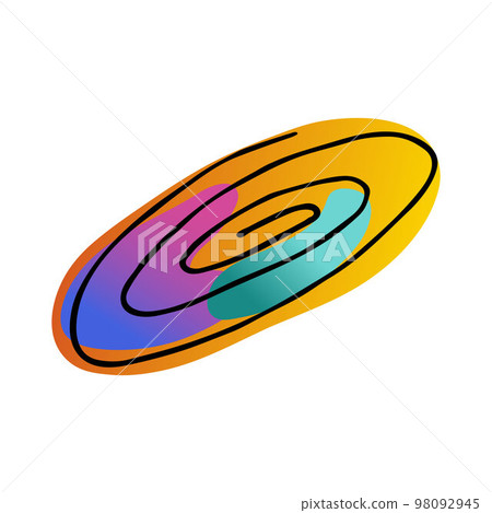 Line Space doodle galaxy. Hand drawn nebula Line Space doodle galaxy. Hand drawn nebula 98092945
