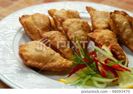 Fried dumplings. 98093470