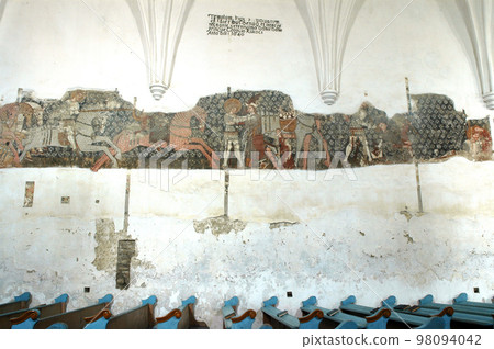 Ancient fresco, mural 98094042