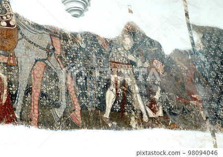 Ancient fresco, mural Ancient fresco, mural 98094046
