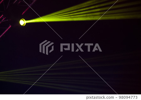 Green stage lights Green stage lights 98094773