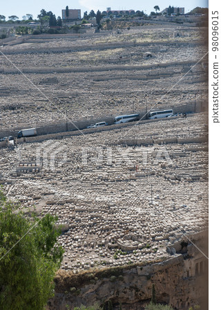 Jewish cemetery and Mount of Olives, Jerusalem Jewish cemetery and Mount of Olives, Jerusalem 98096015