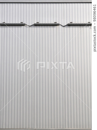 Sheet metal, corrugated wall building 98096461