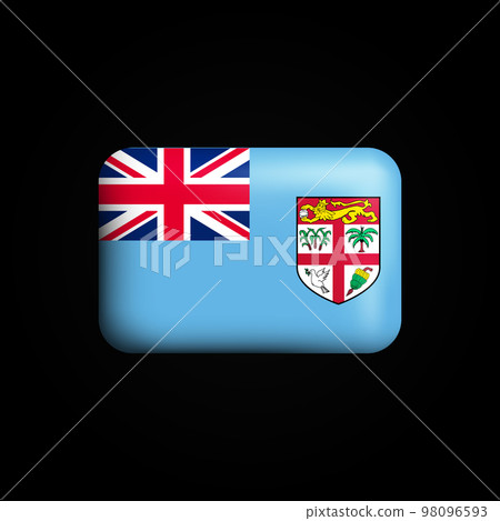 Fiji Flag 3D Icon. National Flag of Fiji Fiji Flag 3D Icon. National Flag of Fiji 98096593