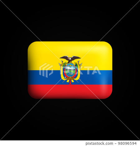 Ecuador Flag 3D Icon. National Flag of Ecuador Ecuador Flag 3D Icon. National Flag of Ecuador 98096594