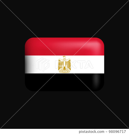 Egypt Flag 3D Icon. National Flag of Egypt Egypt Flag 3D Icon. National Flag of Egypt 98096717