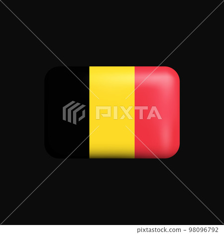 BelgiumFlag 3D Icon. National Flag of Belgium BelgiumFlag 3D Icon. National Flag of Belgium 98096792