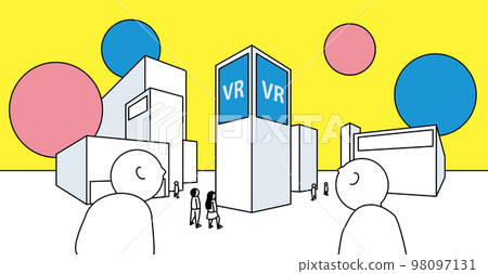 Visitors to VR City Visitors to VR City 98097131