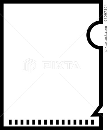 透明文件的簡單圖示 98097394