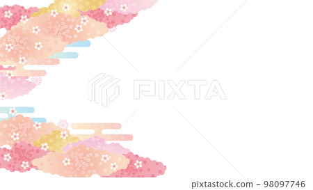bg material-sakura 3-3 vector 98097746