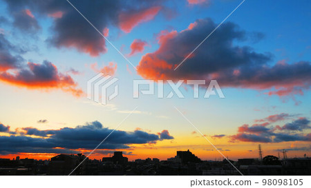 Sunset scenery in Kawaguchi City, Saitama Prefecture (photographed in 2022) Sunset scenery in Kawaguchi City, Saitama Prefecture (photographed in 2022) 98098105