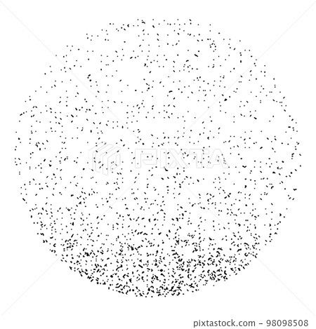 Dotwork noise gradient circle. Sand grain effect. Black noise stipple dots pattern. Abstract grunge dotwork gradient. Black grain dots element. Halftone circle. Dotted vector illustration Dotwork noise gradient circle. Sand grain effect. Black noise stipple dots pattern. Abstract grunge dotwork gradient. Black grain dots element. Halftone circle. Dotted vector illustration 98098508