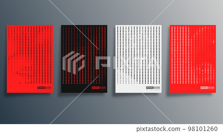 Halftone minimal design for flyer, poster, brochure cover, background, wallpaper, typography or other printing products. Vector illustration. Halftone minimal design for flyer, poster, brochure cover, background, wallpaper, typography or other printing products. Vector illustration. 98101260