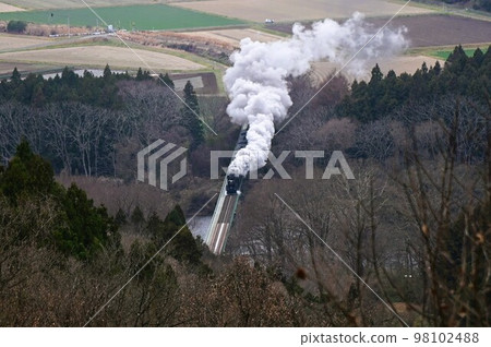 JR Kamaishi Line, which also runs steam locomotives (Galaxy Dream Line Kamaishi Line) 98102488